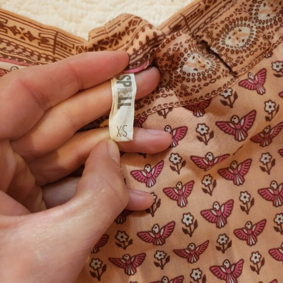 SPELL Collective Sunset Road Wrap Skirt XS - Picture 2 of 4